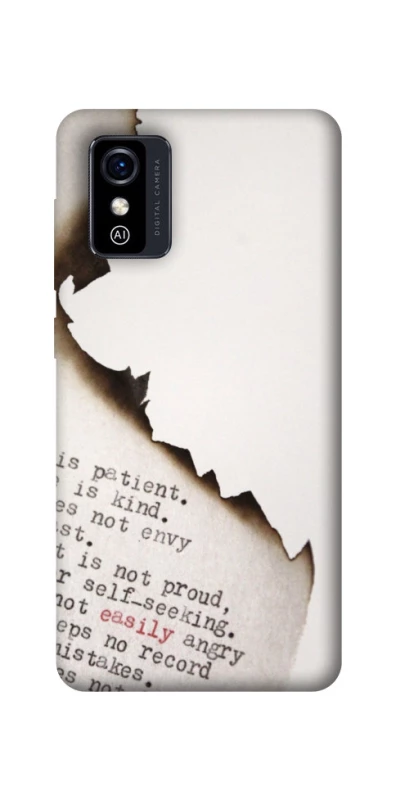 Чехол на ZTE Blade L9 Стихи фото 1 из 1