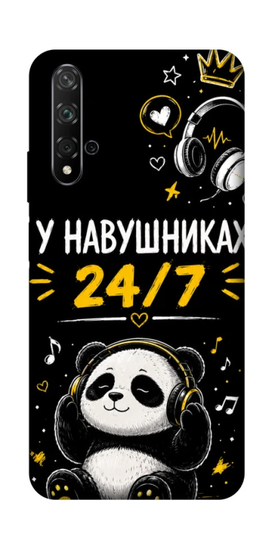 Чехол на Huawei Honor 20 / Nova 5T У навушниках 24/7 фото 1 из 1