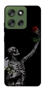 Чехол на Motorola Moto G56 5G Skeleton vs Rose фото 1 из 1