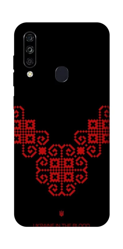 Чохол на ZTE Blade A7 (2020) Чорно-червона вишиванка фото 1 з 1