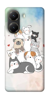 Чохол на Xiaomi Poco X7 Pro Funny Pets ver.2 фото 1 з 1
