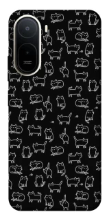 Чохол на Xiaomi Redmi A7 Pro 4G Black Cats фото 1 з 2