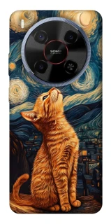 Чохол на ZTE Blade V70 Max van gogh cat фото 1 з 1