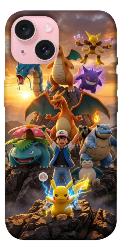 Чехол на Apple iPhone 15 (6.1") Pokemon фото 1 из 1