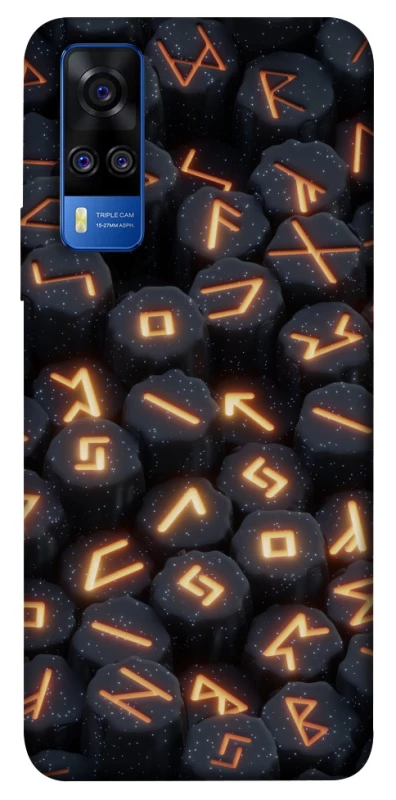 Чехол на Vivo Y51a Огненые руны фото 1 из 1