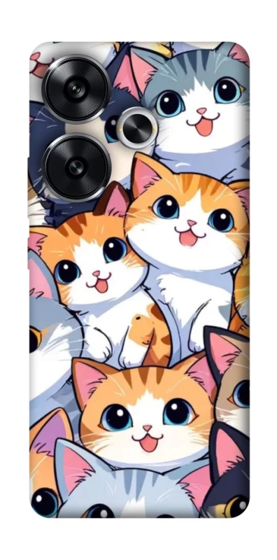 Чохол на Xiaomi Poco F6 Cute Cat v2 фото 1 з 1