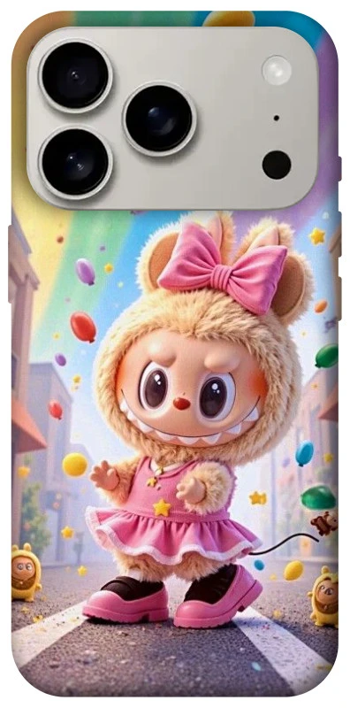 Чохол на Apple iPhone 17 Pro (6.3") Labubu rainbow фото 1 з 1