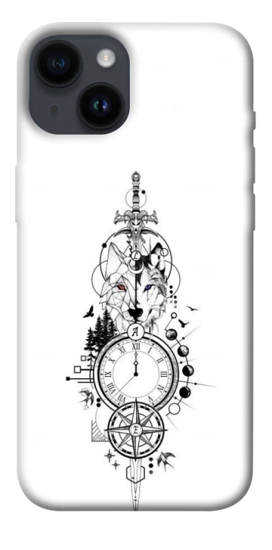 Чехол на Apple iPhone 14 (6.1") Tattoo ver.8 фото 1 из 1