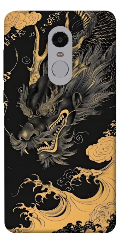 Чохол на Xiaomi Redmi Note 4X / Note 4 (Snapdragon) gold dragon фото 1 з 1