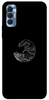 Чохол на TECNO Spark 8P Black tsunami фото 1 з 1