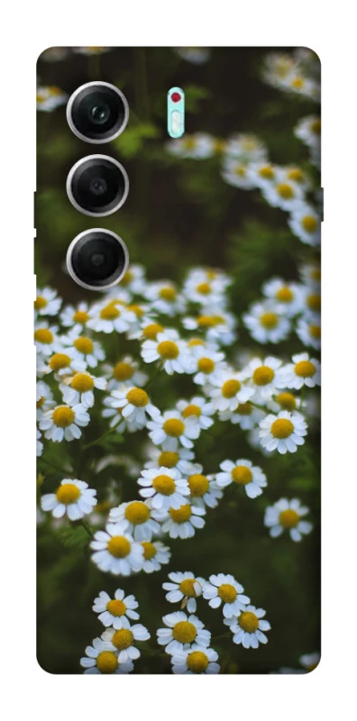 Чехол на Tecno Camon 40 Pro 5G Ромашки v13 фото 1 из 1