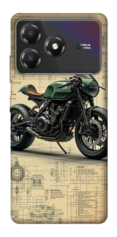 Чохол на ZTE Blade A36 Bike model фото 1 з 1