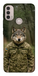 Чохол на Motorola Moto E40 Вовк захисник фото 1 з 1