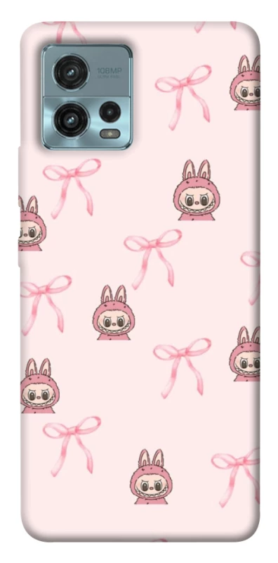 Чохол на Motorola Moto G72 Pink bows and Labubus фото 1 з 1