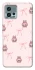 Чохол на Motorola Moto G72 Pink bows and Labubus фото 1 з 1