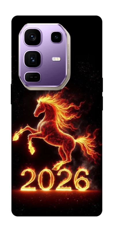 Чехол на Infinix Note 50 Pro+ Red Fire Horse ver.1 фото 1 из 1