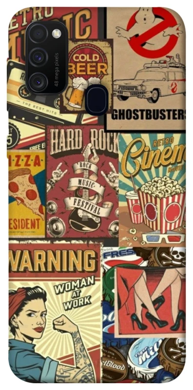 Чохол на Samsung Galaxy M30s / M21 Retro collage ver.2 фото 1 з 1