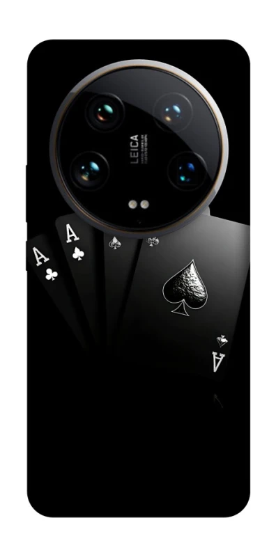 Чохол на Xiaomi 14 Ultra Black Cards фото 1 з 1