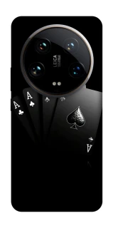 Чехол на Xiaomi 14 Ultra Black Cards фото 1 из 1