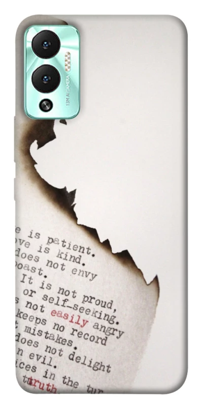 Чохол на Infinix Hot 12 Play Вірші фото 1 з 1
