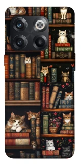 Чехол на OnePlus 10T Cats & Books фото 1 из 1