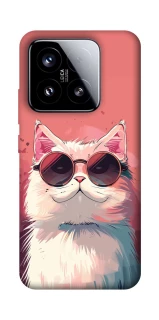Чехол на Xiaomi 15 Сat with glasses фото 1 из 1