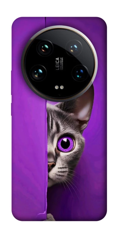 Чохол на Xiaomi 14 Ultra Кіт-підглядач фото 1 з 1