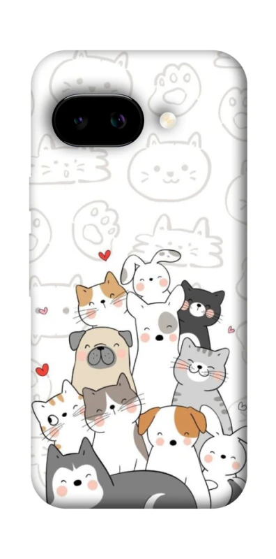 Чехол на Google Pixel 9a Funny Pets фото 1 из 1