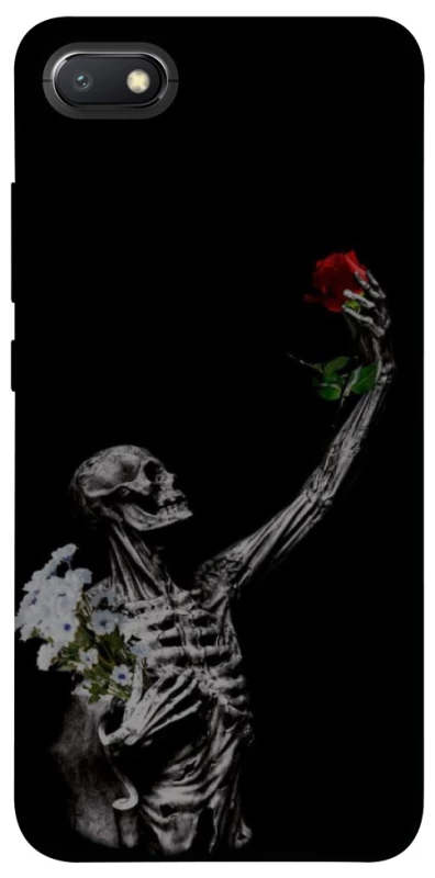 Чохол на Xiaomi Redmi 6A Skeleton vs Rose фото 1 з 1