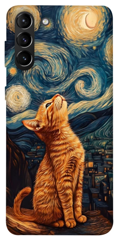 Чохол на Samsung Galaxy S21+ van gogh cat фото 1 з 1