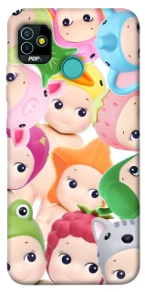 Чехол на TECNO POP 5 Fruit-Zoo Kaleidoscope фото 1 из 1