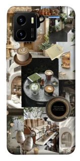 Чехол на Vivo Y15s Coffee collage ver.4 фото 1 из 1