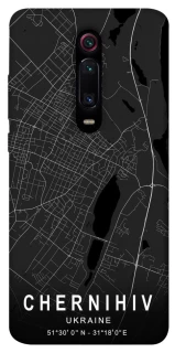 Чохол на Xiaomi Redmi K20 / K20 Pro / Mi9T / Mi9T Pro Chernihiv map фото 1 з 1