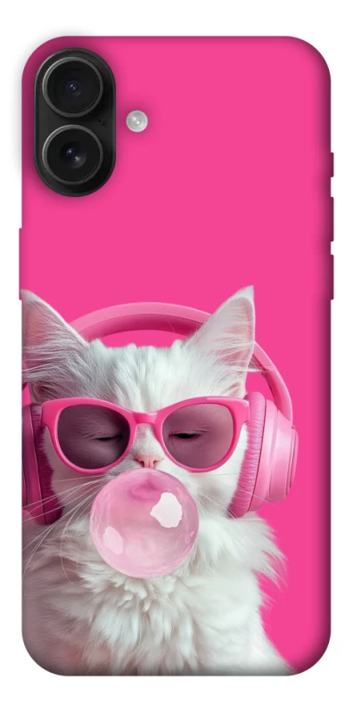 Чохол на Apple iPhone 16 Plus Pink kitty фото 1 з 1