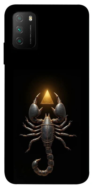 Чехол на Xiaomi Poco M3 Scorpio with Golden Triangle фото 1 из 1