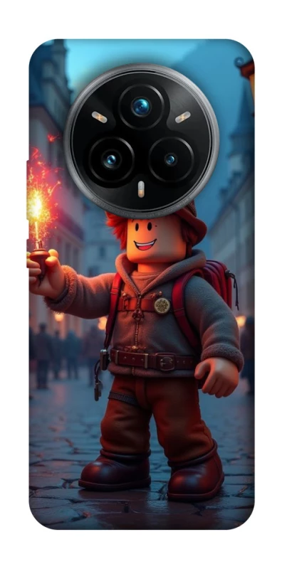 Чохол на Realme 14 Pro Roblox Fire Logo Blue Flames фото 1 з 1