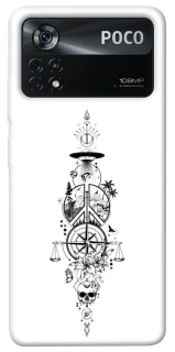Чехол на Xiaomi Poco X4 Pro 5G Tattoo ver.7 фото 1 из 1