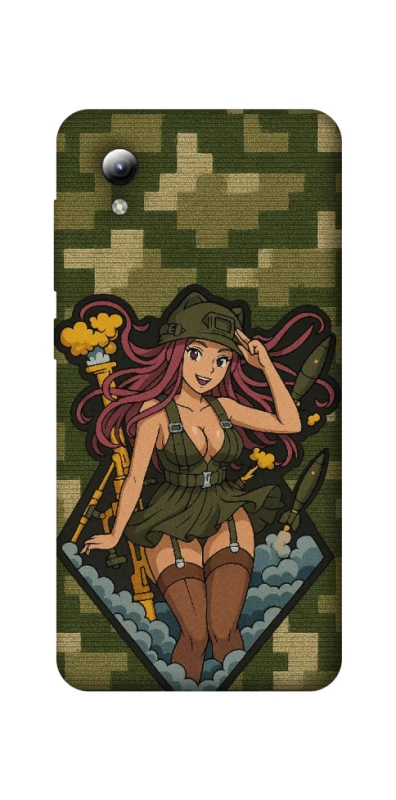 Чохол на ZTE Blade A3 (2019) Military Waifu фото 1 з 1