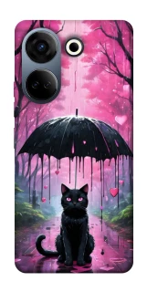 Чохол на TECNO Camon 20 Pro (CK7n) Black cat фото 1 з 1