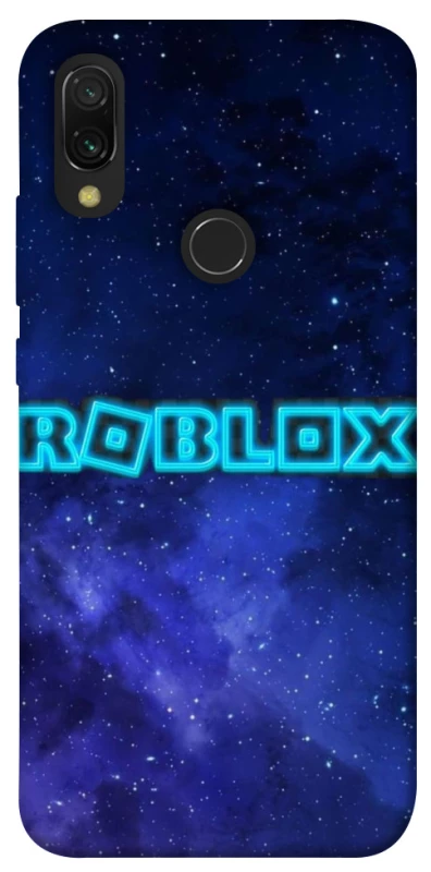 Чохол на Xiaomi Redmi 7 Roblox Space Logo Blue фото 1 з 1