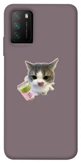 Чохол на Xiaomi Poco M3 cat matcha фото 1 з 1