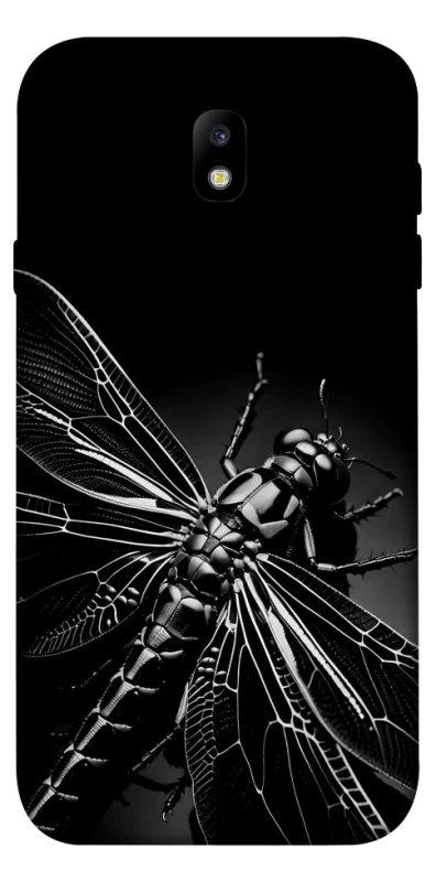 Чохол на Samsung J730 Galaxy J7 (2017) Black dragonfly фото 1 з 1