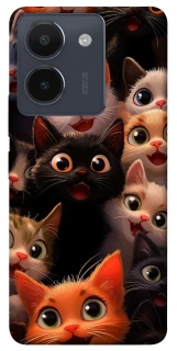 Чохол на Vivo Y36 happy cats фото 1 з 1