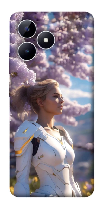 Чохол на Realme Note 50 5G Cyber space girl ver.1 фото 1 з 1