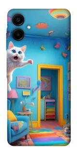 Чохол на Samsung Galaxy A06 crazy cat фото 1 з 1
