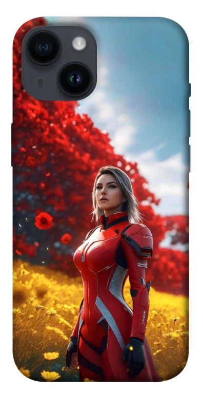 Чохол на Apple iPhone 14 (6.1") Cyber space girl ver.5 фото 1 з 1