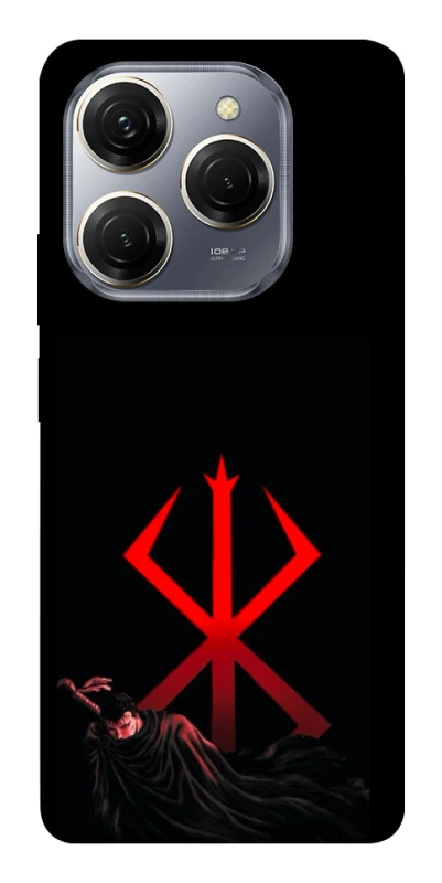 Чохол на TECNO Spark 20 Pro Berserk Red Logo фото 1 з 1