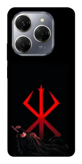 Чехол на TECNO Spark 20 Pro Berserk Red Logo фото 1 из 1