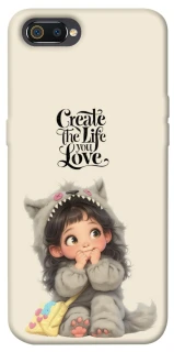 Чехол на Realme C2 Create the life you love фото 1 из 1