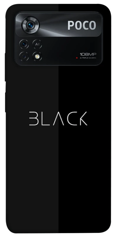Чохол на Xiaomi Poco X4 Pro 5G Black фото 1 з 1